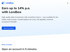 'lendbox.in' screenshot