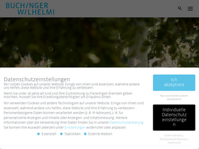 'buchinger-wilhelmi.com' screenshot