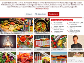 'chili-shop24.de' screenshot