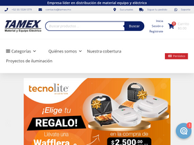 'tamex.mx' screenshot