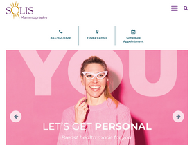 'solismammo.com' screenshot