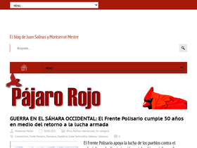 'pajarorojo.com.ar' screenshot