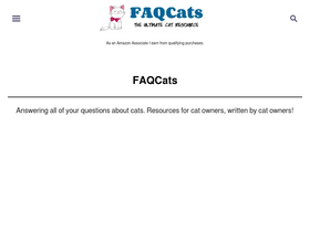 'faqcats.com' screenshot