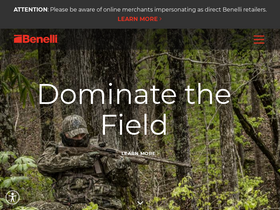 'benelliusa.com' screenshot