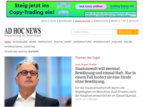 'ad-hoc-news.de' screenshot