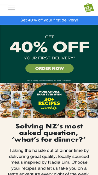 myfoodbag .nz Competitors Top Sites Like myfoodbag .nz