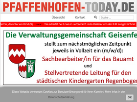 'pfaffenhofen-today.de' screenshot