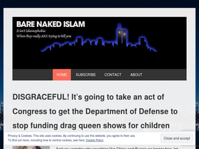 'barenakedislam.com' screenshot