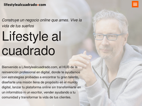 'lifestylealcuadrado.com' screenshot