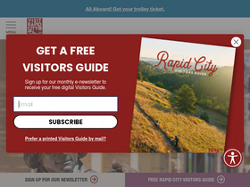 'visitrapidcity.com' screenshot