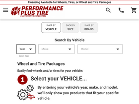 'performanceplustire.com' screenshot