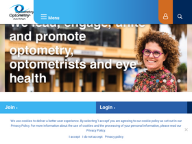 'optometry.org.au' screenshot