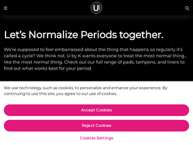 'ubykotex.com' screenshot