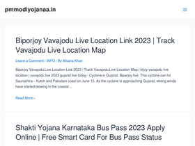 'pmmodiyojanaa.in' screenshot