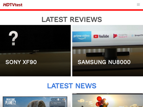 'hdtvtest.co.uk' screenshot