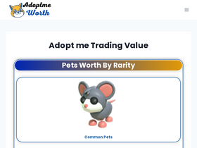 adoptmetradingvalues.com at WI. Roblox Adopt Me Trading Values - Win Fair  Lose WFL