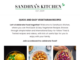 'sandhyahariharan.co.uk' screenshot