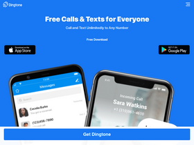 'dingtone.me' screenshot