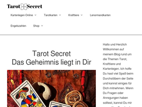 'tarot-secret.com' screenshot