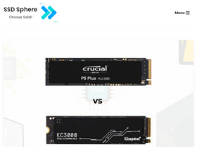 'ssdsphere.com' screenshot