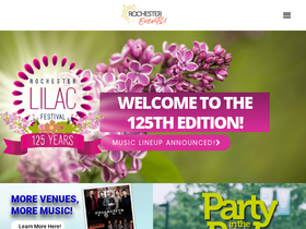 'rochesterevents.com' screenshot