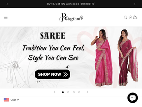 ragthm.com homepage screenshot