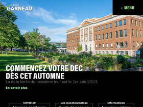 'cegepgarneau.ca' screenshot