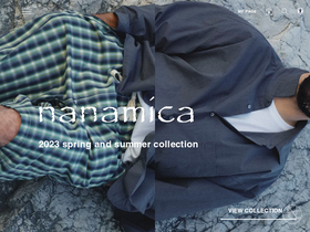 'nanamica.com' screenshot