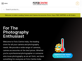 'fotocentreindia.com' screenshot