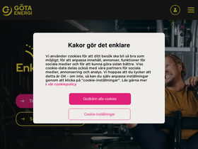 'gotaenergi.se' screenshot
