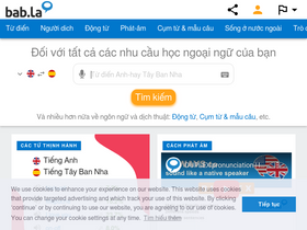 'babla.vn' screenshot