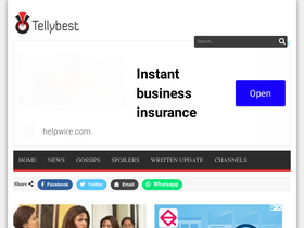 'tellybest.com' screenshot