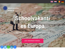 'schoolvakanties-europa.nl' screenshot