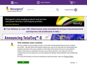 'biolegend.com' screenshot