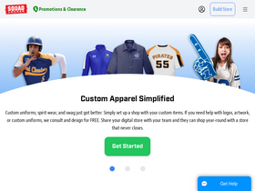 'squadlocker.com' screenshot