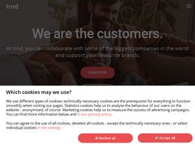 'trnd.com' screenshot