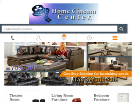 'homecinemacenter.com' screenshot
