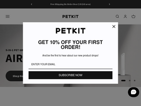 'petkit.com' screenshot