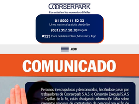 'coorserpark.com' screenshot