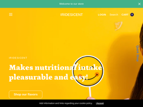 iridesicents.com homepage screenshot