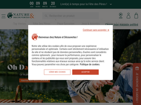 'natureetdecouvertes.com' screenshot