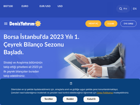 'denizyatirim.com' screenshot