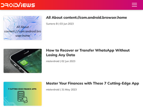 'droidviews.com' screenshot