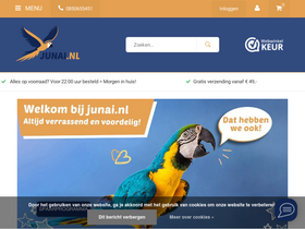 'junai.nl' screenshot