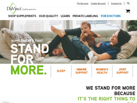 'davincilabs.com' screenshot