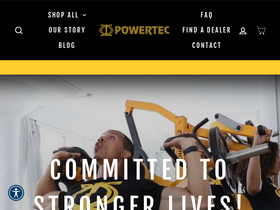 'powertec.com' screenshot