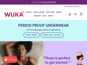 'wuka.co.uk' screenshot
