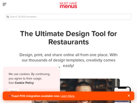 'musthavemenus.com' screenshot