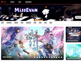 'missevan.com' screenshot