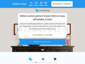 'frameiteasy.com' screenshot